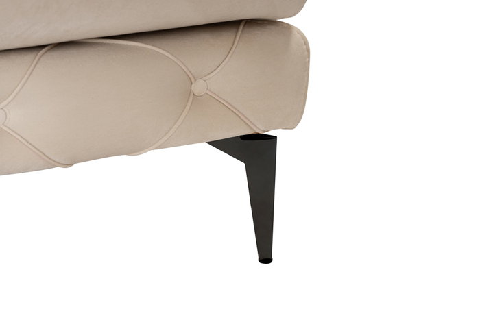 Atelier Del Sofa Como Eco Left - Beige, Black
